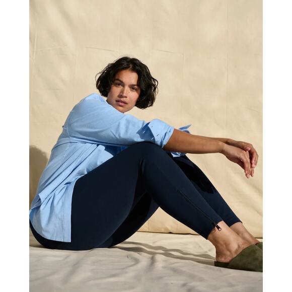 Universal Standard Womens Pants Moro Pocket Signature Ponte Navy Blue Size M - Picture 1 of 9